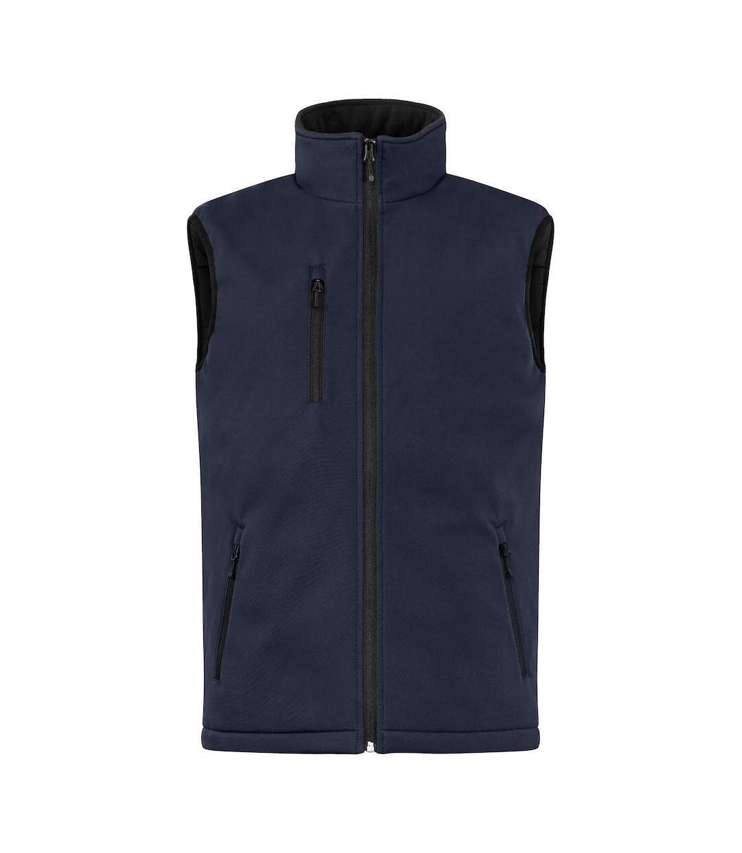 Doudoune Sans Manches Homme Bleu Marine Foncé Clique-1
