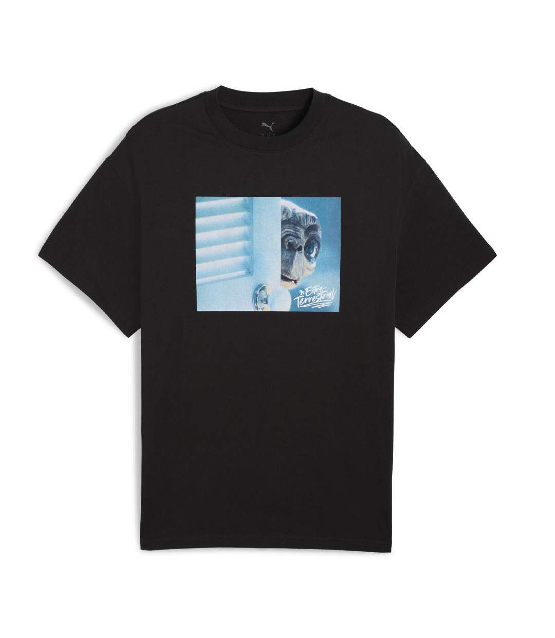 T-Shirt noir/bleu homme puma hoops-1