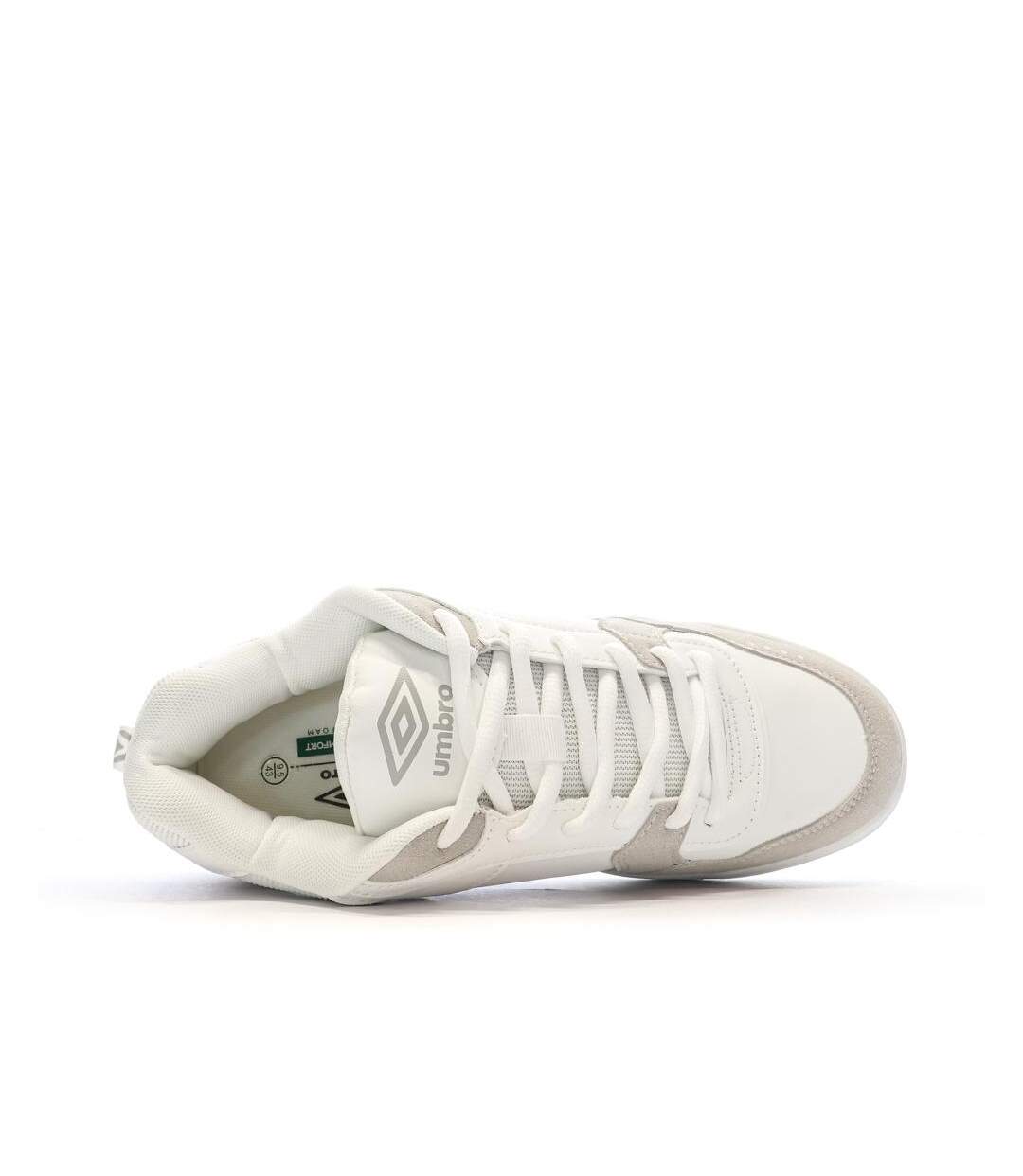 Baskets blanches/beiges homme umbro tywen-4