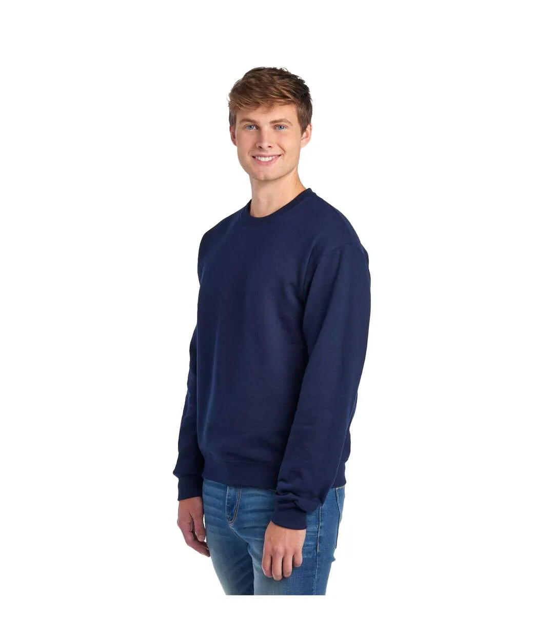 Unisex Adult Nublend Sweatshirt Navy Blue Jerzees-1