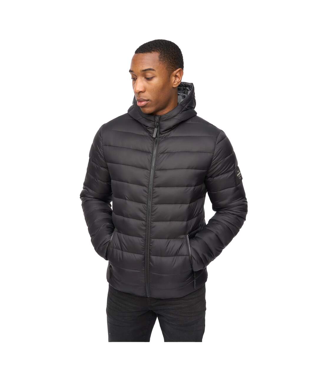 Veste Gattering Homme Noir Crosshatch-3