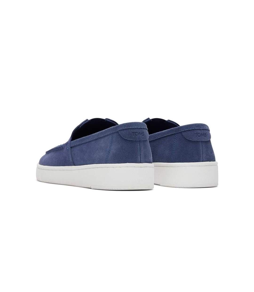 Mens Trvl Lite Suede Loafers Cadet Blue Toms-2