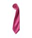 Premier Unisex Adult Colours Satin Tie (Hot Pink) (One Size) - UTPC6853
