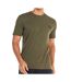 T-shirt Kaki Homme Under Armour Left Chest - L