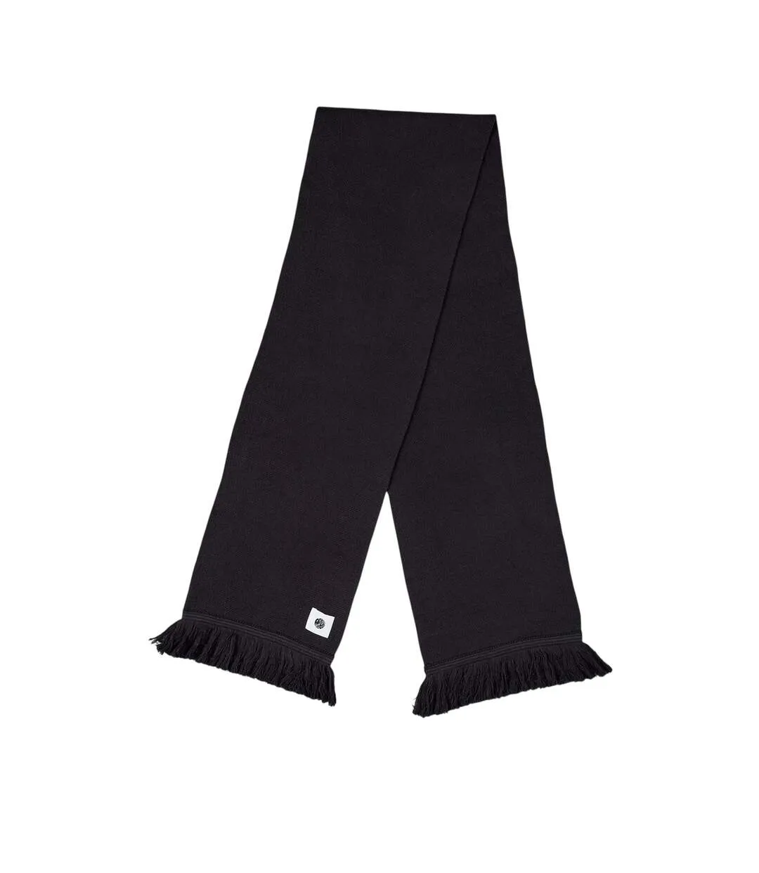 Mens Fringe Scarf One Size Black Pretty Green-1