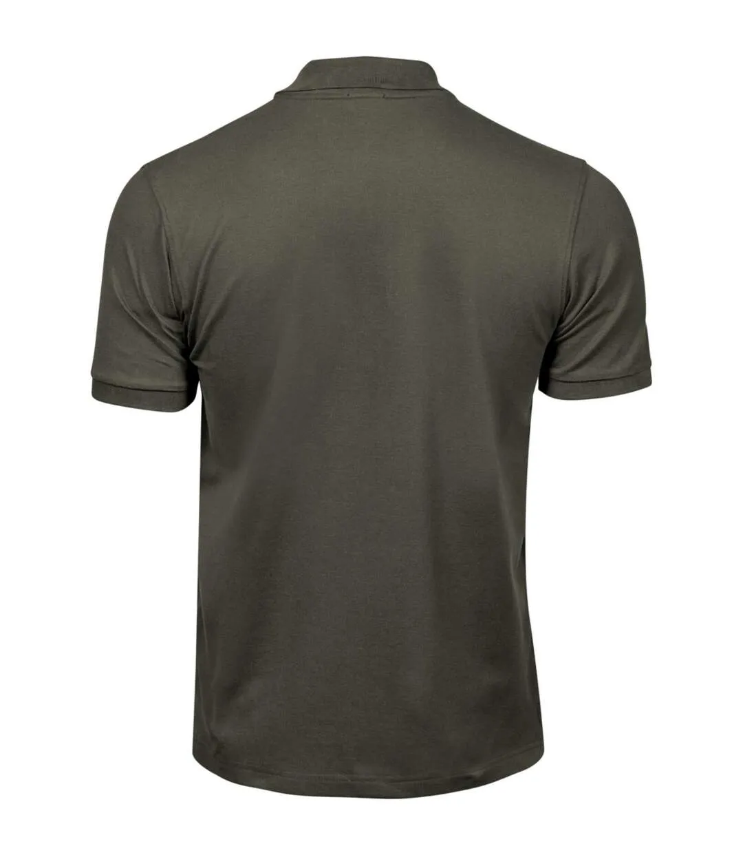 Mens Luxury Stretch Polo Shirt Deep Green Tee Jays-2