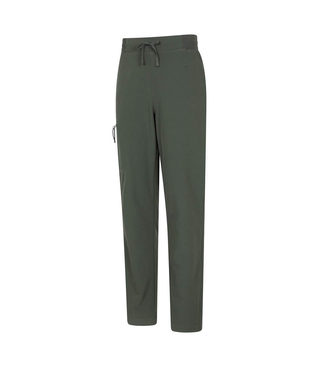 Womens/ladies Adventure Water Resistant Hiking Trousers Khaki Green Mountain Warehouse-3