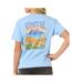 T-Shirt bleu femme rip curl joya relaxed-2