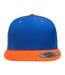 Casquette Ajustable Classic Bleu Roi Orange Yupoong-2
