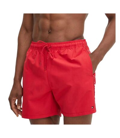 Maillot de bain rouge homme tommy hilfiger drawstring - l