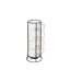 Lot de 4 Mugs sur Rack Hello 30cl Blanc-1