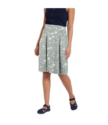 Womens/ladies waterfront spotted midi skirt pale green Mountain Warehouse