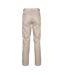 Womens/ladies flat fronted trousers stone Henbury