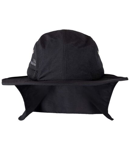 Unisex adult caspian wide brim cap black Trespass