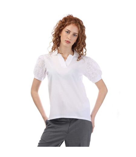 Haut Edias Femme Blanc Boss