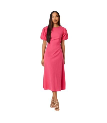 Robe mi-longue femme rose Principles