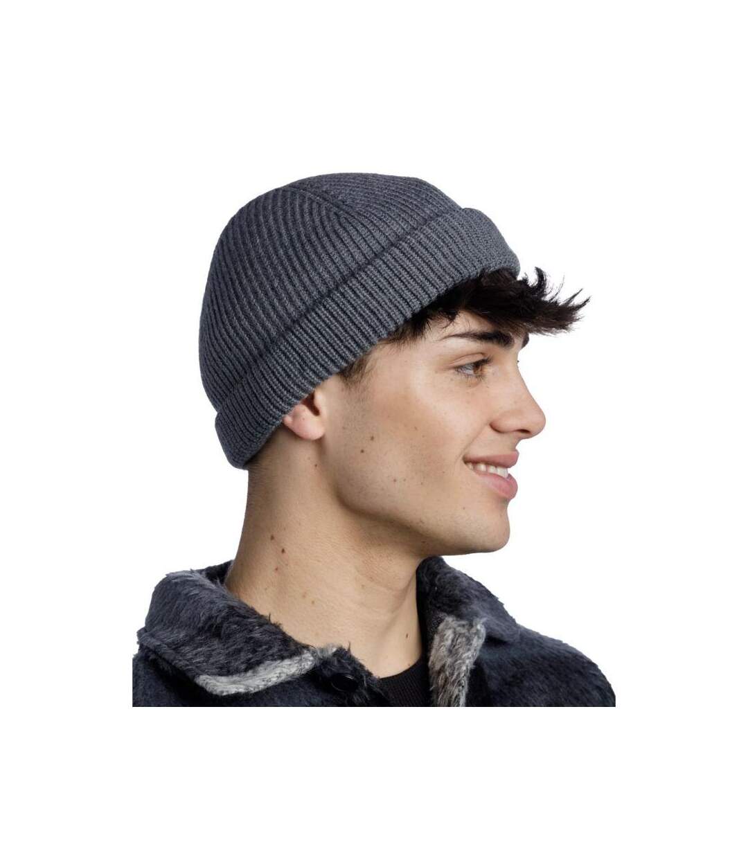 Bonnet Ervin Adulte Graphite Gris Buff-2