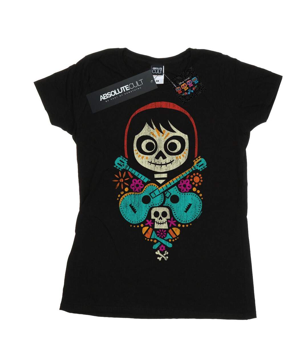 Disney - T-shirt COCO MIGUEL CROSSED GUITARS - Femme (Noir) - UTBI14430-1