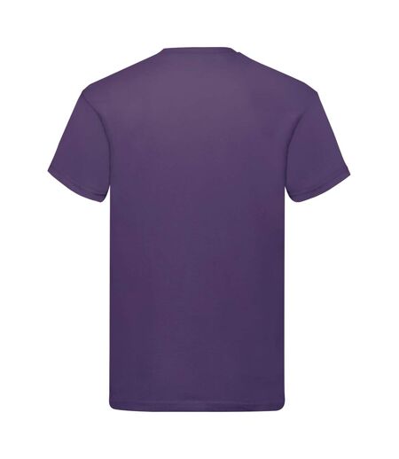 Fruit Of The Loom Mens Original Short Sleeve T-Shirt (Purple) - UTPC124