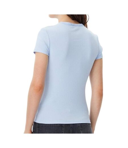 T-Shirt bleu clair femme tommy hilfiger dw0dw17383 - l