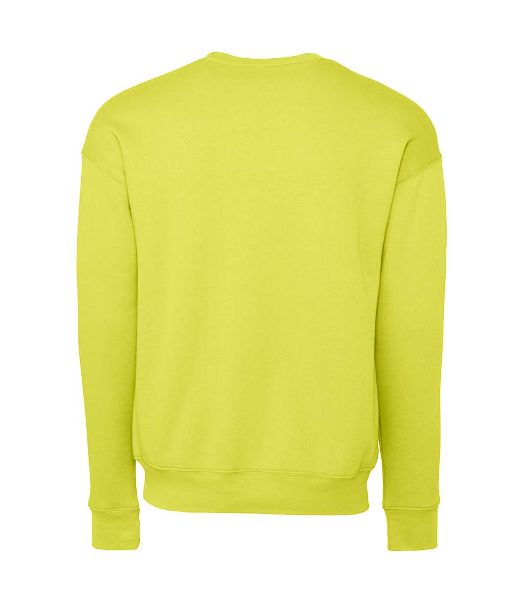 Sweatshirt Unisexe Jaune Vert Bella + Canvas-2