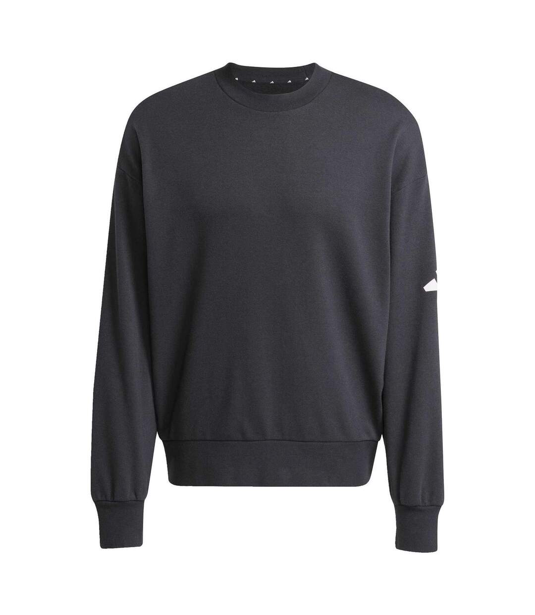 Mens Cotton Oversized Sweatshirt Black White Adidas-2