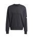 Mens Cotton Oversized Sweatshirt Black White Adidas-2