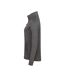 Womens/ladies Adapt Full Zip Fleece Jacket Anthracite Melange Cutter & Buck-4