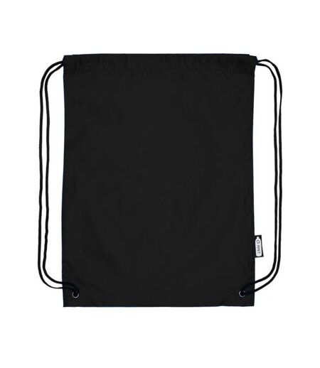 Oriole Recycled Drawstring Backpack One Size Solid Black Bullet