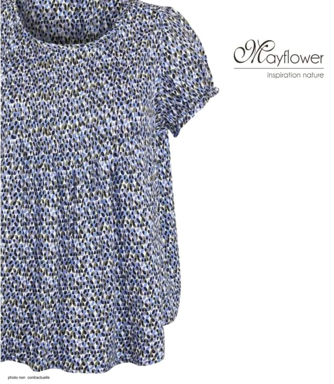Mayflower CANDIE1 Chemisier en viscose imprimé pour un confort fluide au quotidien-4