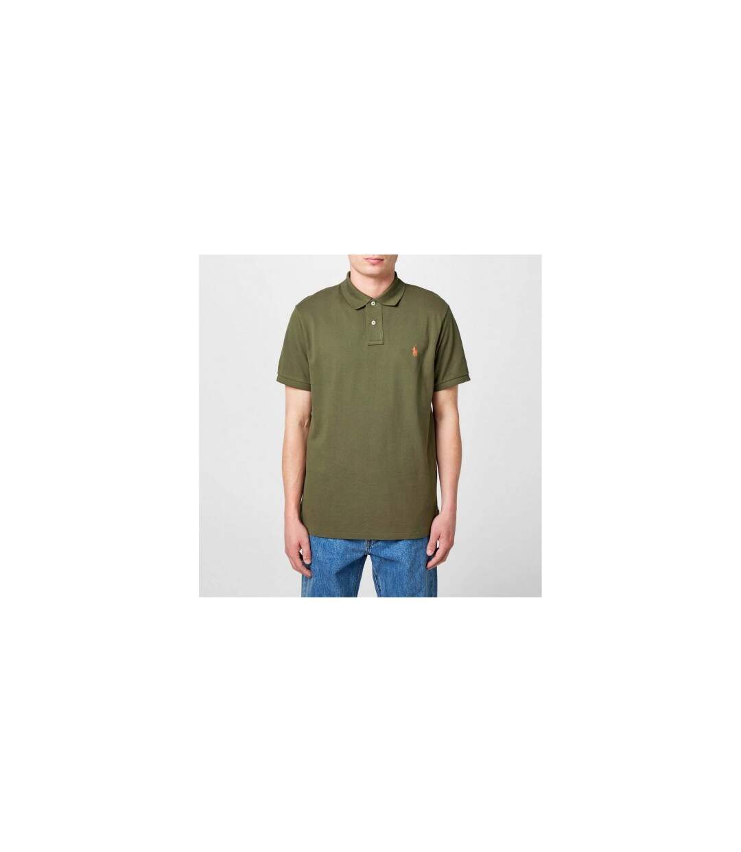 Polo Custom Homme Vert Ralph Lauren-1