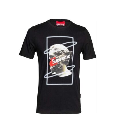 T-shirt Noir Homme Supreme Grip Greece - M