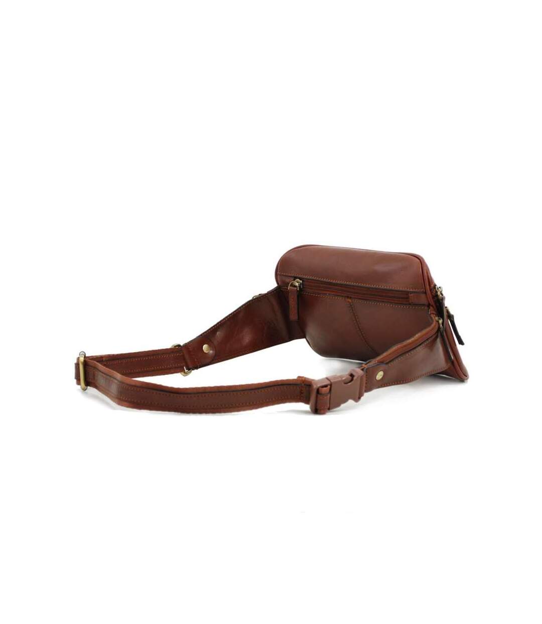 Katana - Sac banane femme en cuir - marron - 3473-2