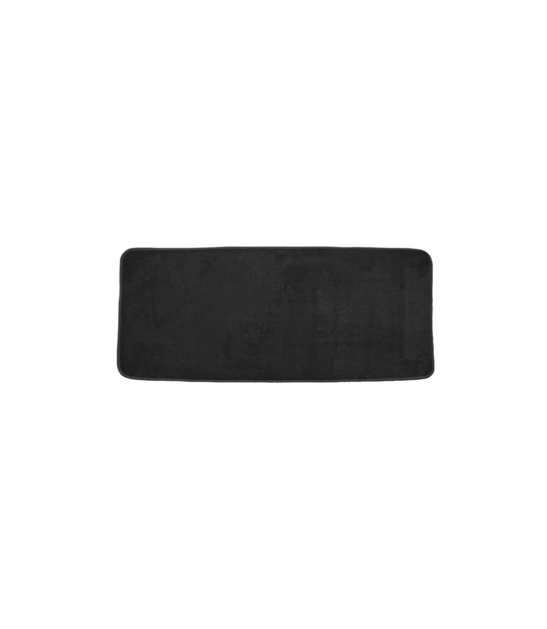 Tapis de Bain Microfibre Vitamine 50x120cm Noir-1