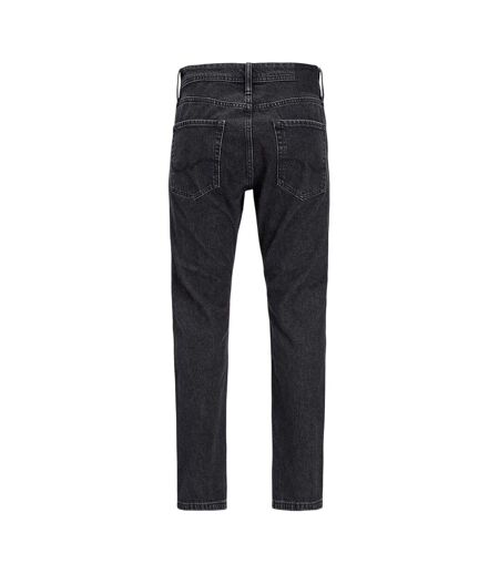 Mens Mid Rise Wide Leg Jeans Black Denim Jack And Jones
