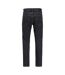 Mens Mid Rise Wide Leg Jeans Black Denim Jack And Jones-3