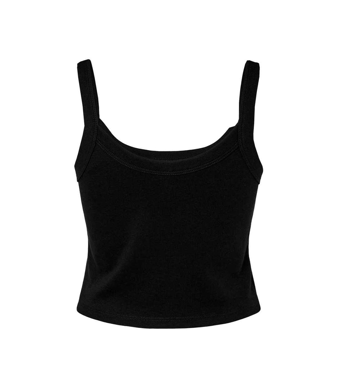Débardeur femme noir uni Bella + Canvas-2