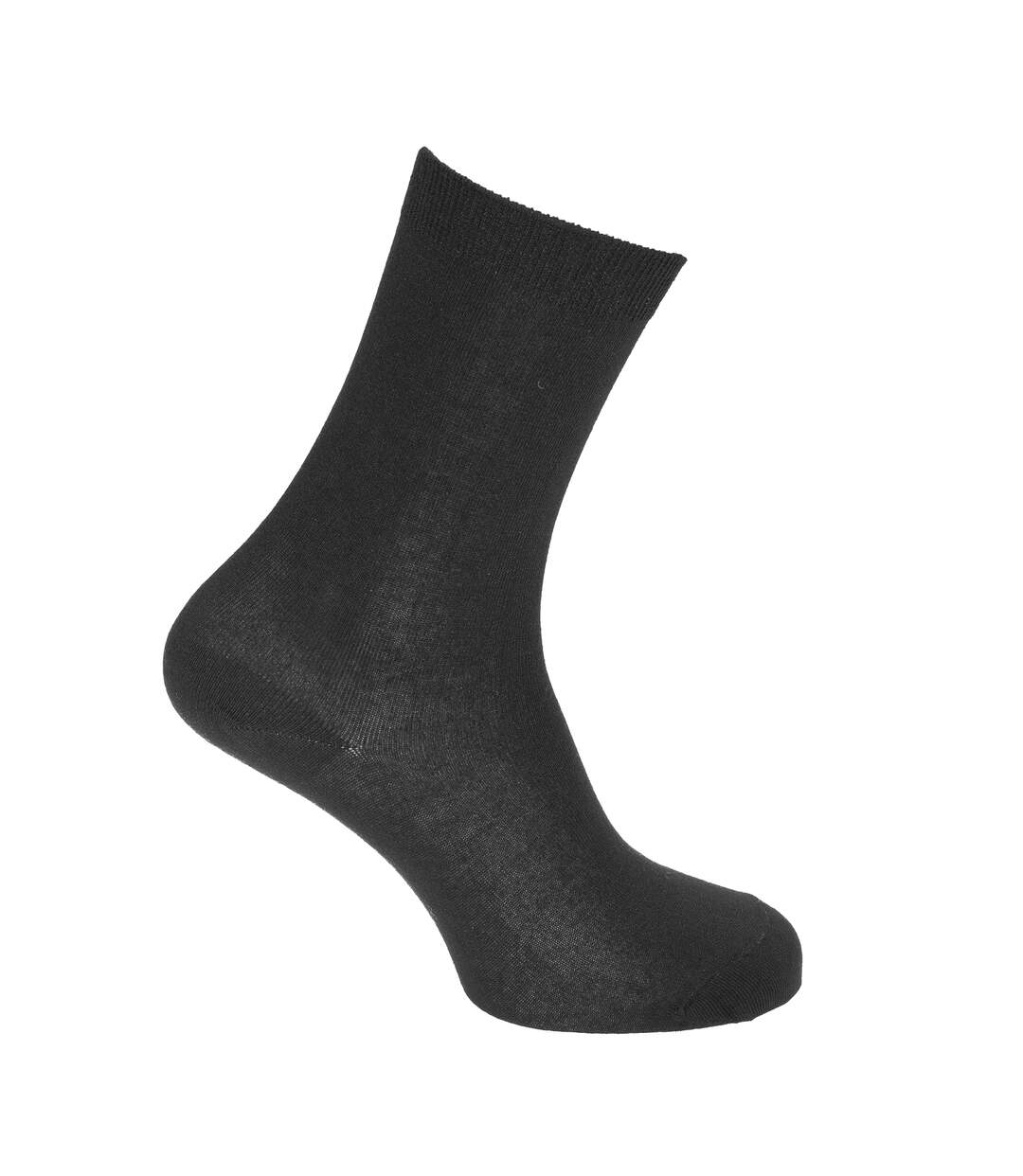 Pack of 6 Ladies/womens thermal viloft ankle socks  black Generic-2