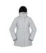 Womens/ladies Snowdrift Waterproof Ski Jacket Light Grey Mountain Warehouse-2
