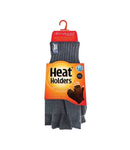 Gants Sans Doigts Homme Thermiques Doublés Polaire