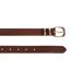 Isotoner Ceinture femme à boucle dorée 100% cuir-2