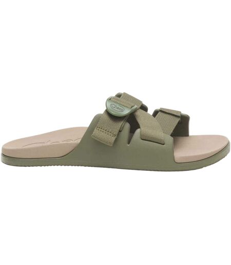 Womens/ladies Chillos Flatform Sliders Fossil Chaco