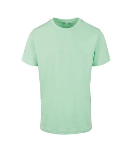 Build Your Brand Mens T-Shirt Round Neck (Hibiscus Pink) - UTRW5815