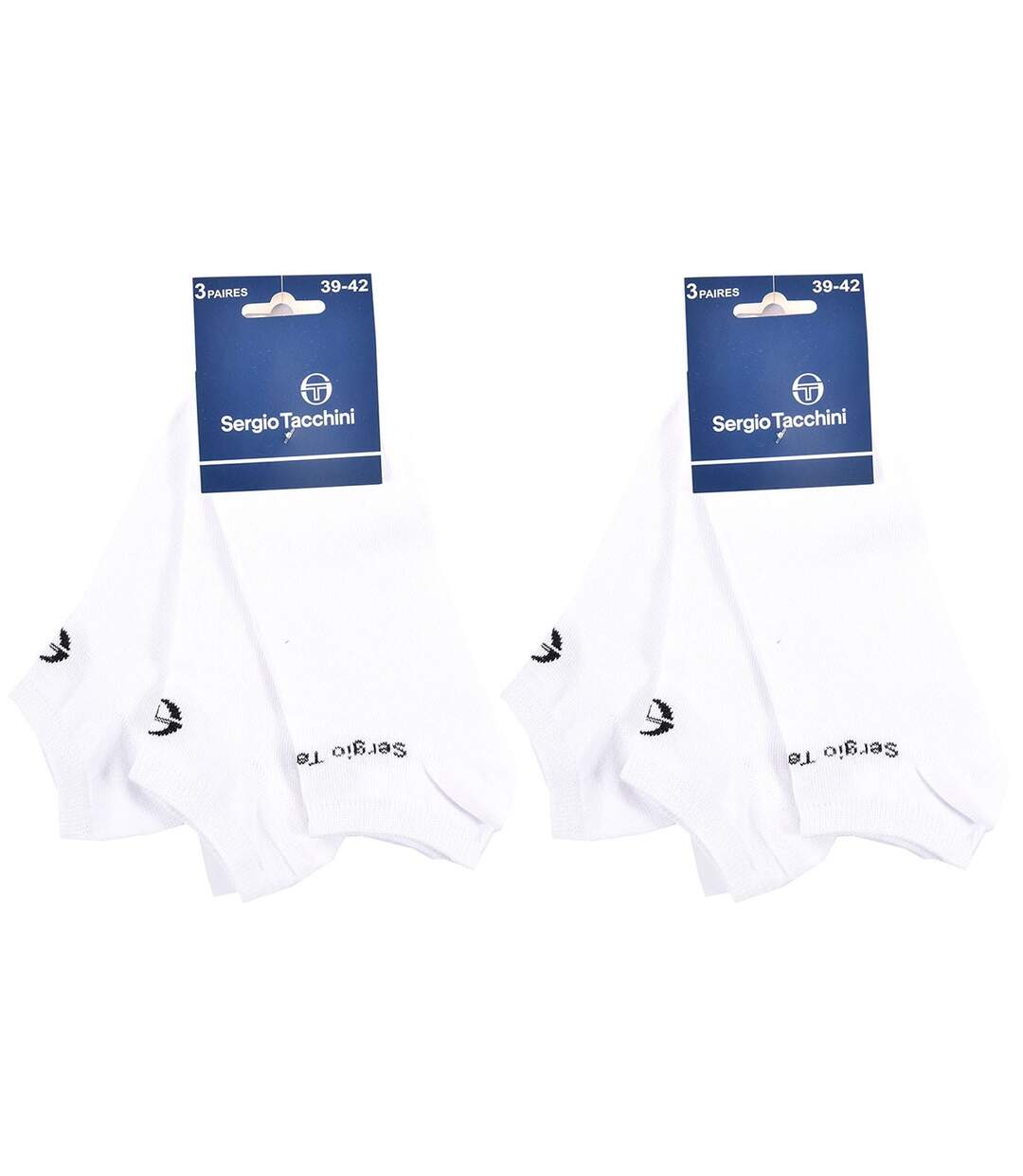 Chaussettes Homme SNEAKER SERGIO TACCHINI Pack de 6 Paires 7667 BLANC-3