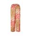 Womens/ladies Patchwork Wide Leg Trousers Multicoloured Biba-1