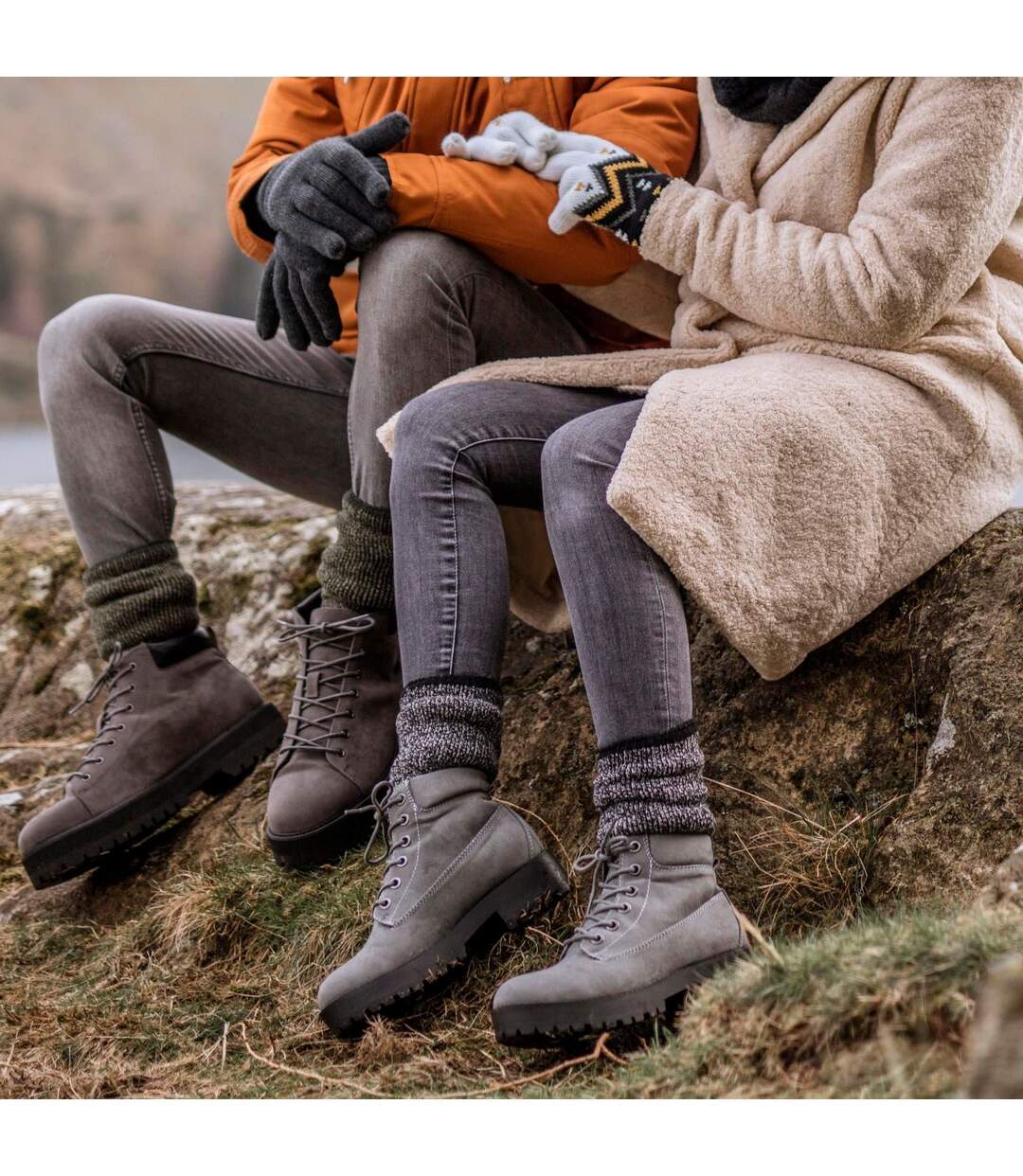 Mens Outdoor Winter Warm Thermal Merino Wool Socks-4