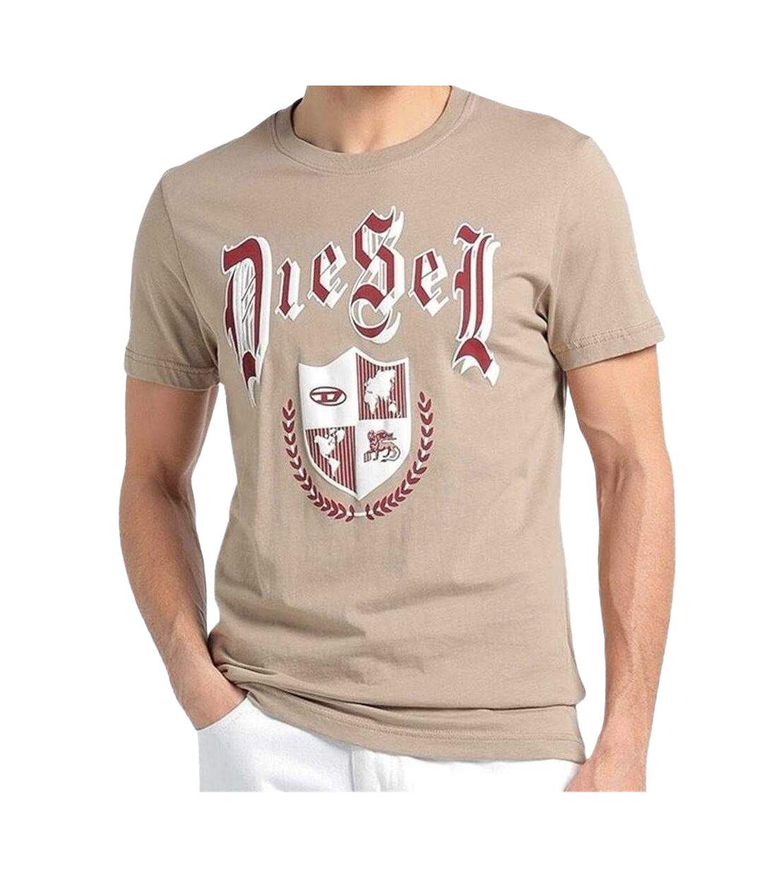 Unisex Adult Medieval T-shirt Beige Diesel-3