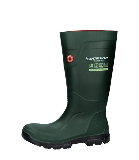 Unisex adult purofort field pro wellington boots green Dunlop