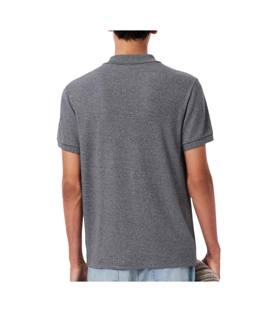 Polo gris homme lacoste regular-2