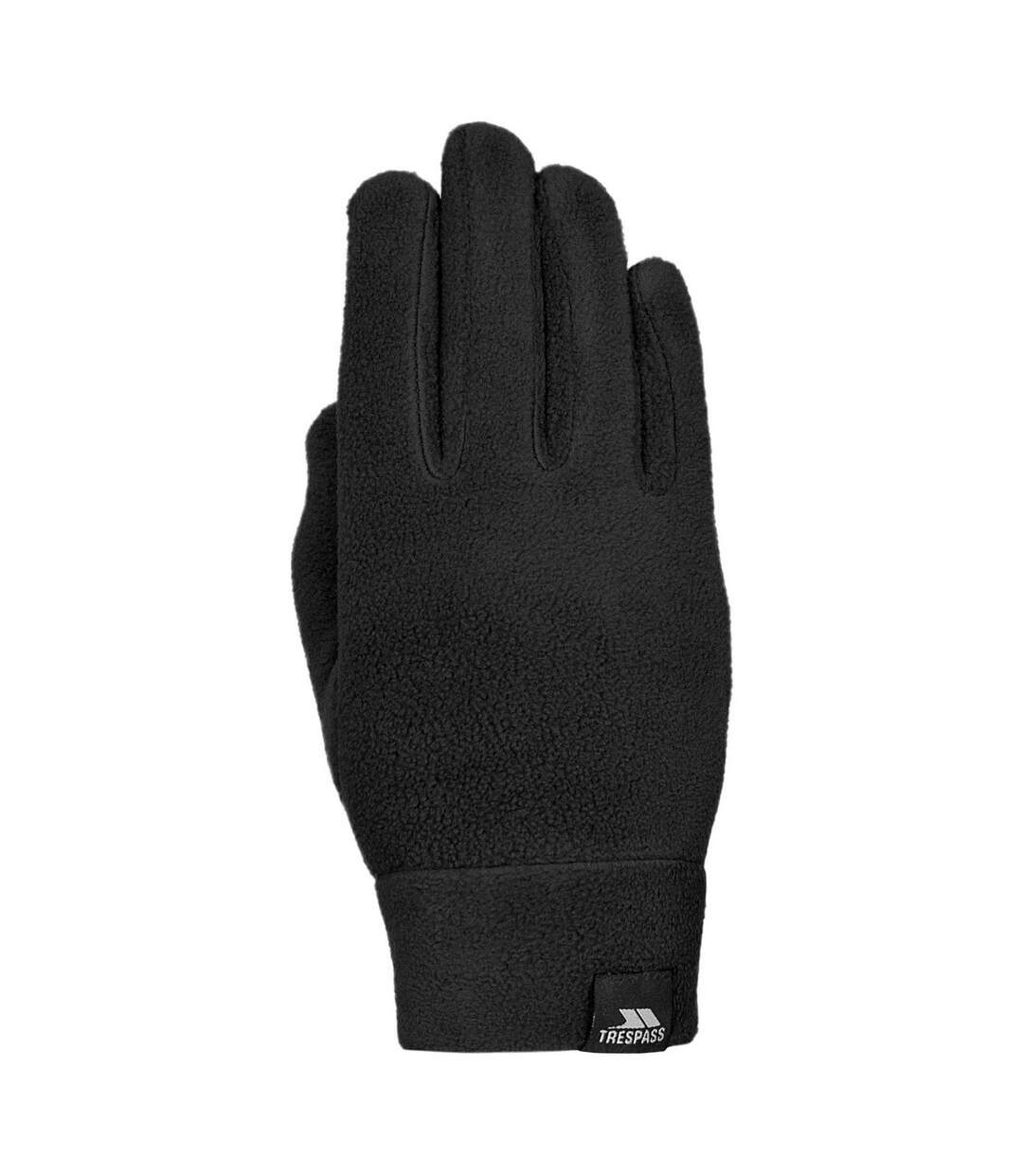 Trespass Womens/Ladies Plummet II Fleece Gloves (Black)